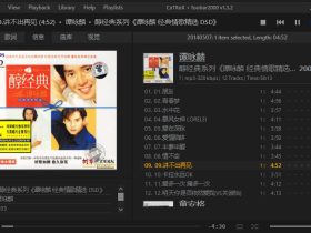 黑色简洁的Foobar2000皮肤CaTRoX